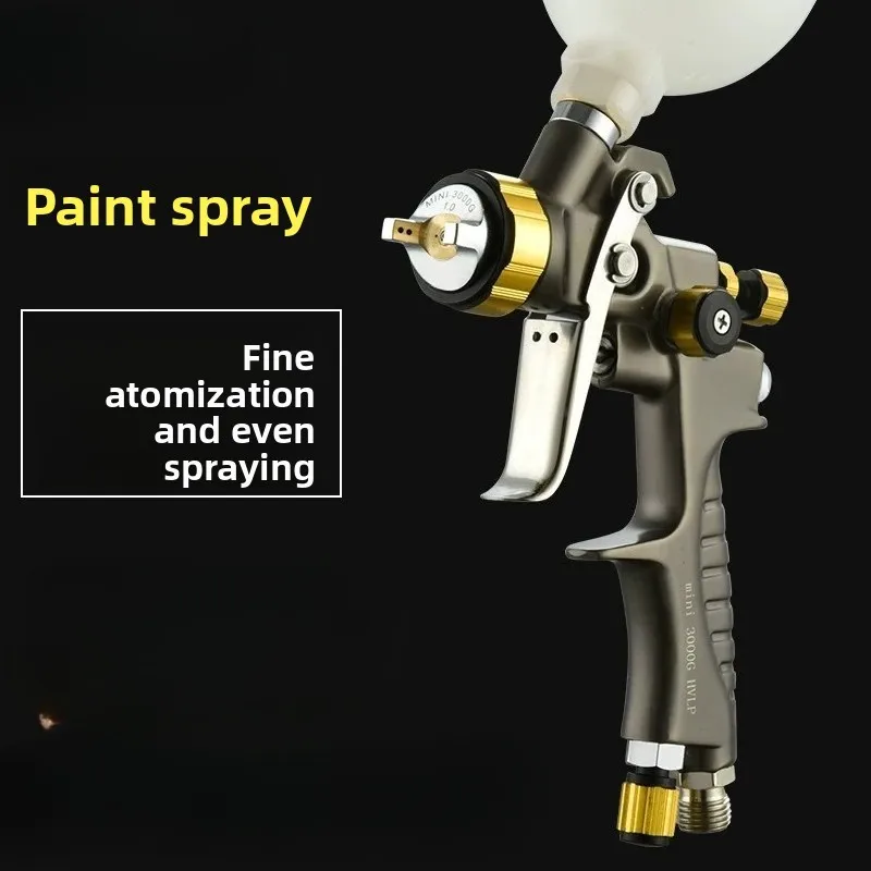 3000MINI Mini Gravity Feed Spray Gun, High Atomization Auto Touch Up Paint Gun for Car Repair