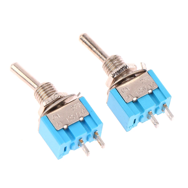 MTS-101 2Pin Switch ON-OFF 2 Position AC125V/6A Mini Toggle Switches Toggle Switches