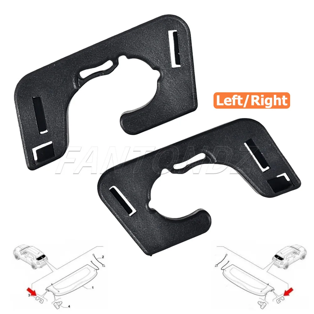 Linke oder rechte Hutablageklemme für Fiat 500X 2015+ Haken Hutablage Unterstützung Regalklemmen 6000626595 6000626594 Autobefestigungen – Detail 1