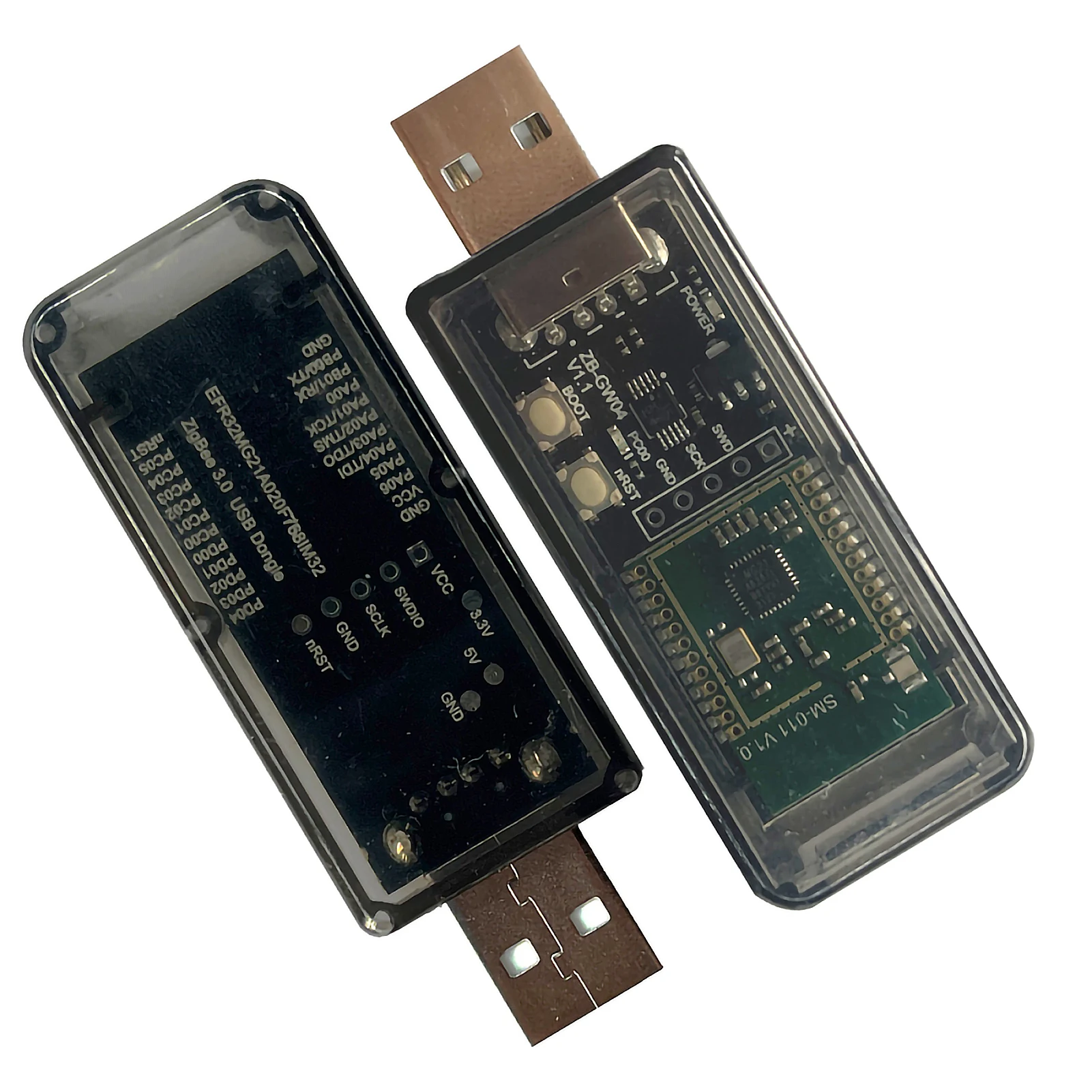 Silicon Labs-llave electrónica Universal de 1/2/3 piezas, 3,0 ZB-GW04, entrada USB, Mini EFR32MG21, Hub de código abierto