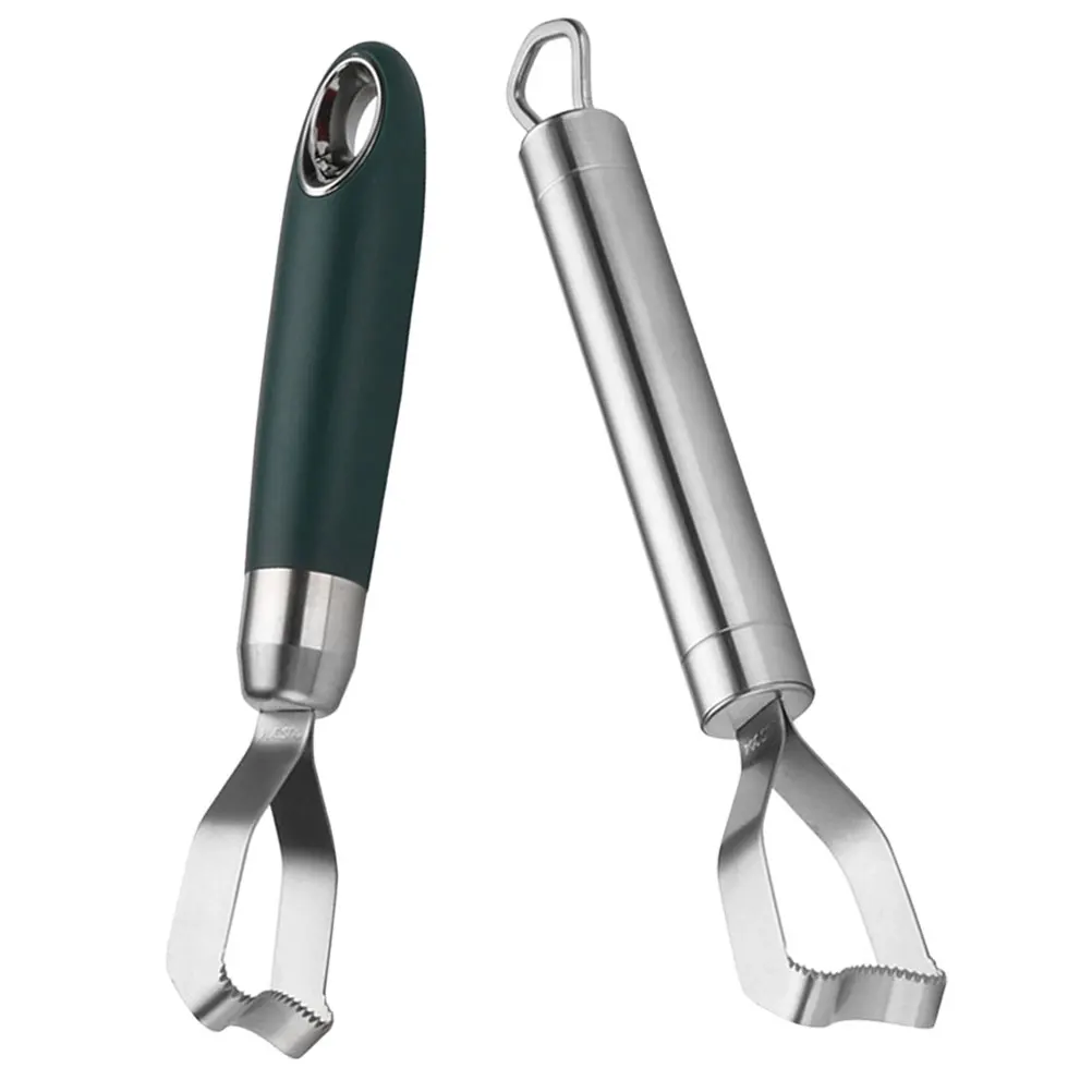 

2Pcs Corn Stainless Steel Stainless Steel H Corn Peeler Kitchen Tool Curved Design Ergonomic H Practical Gadgets