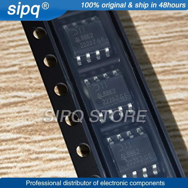 10PCS/LOT AL8862SP-13 AL8862SP SO-8-EP Marking:AL8862 Brand New and Original In Stock Authentic Product