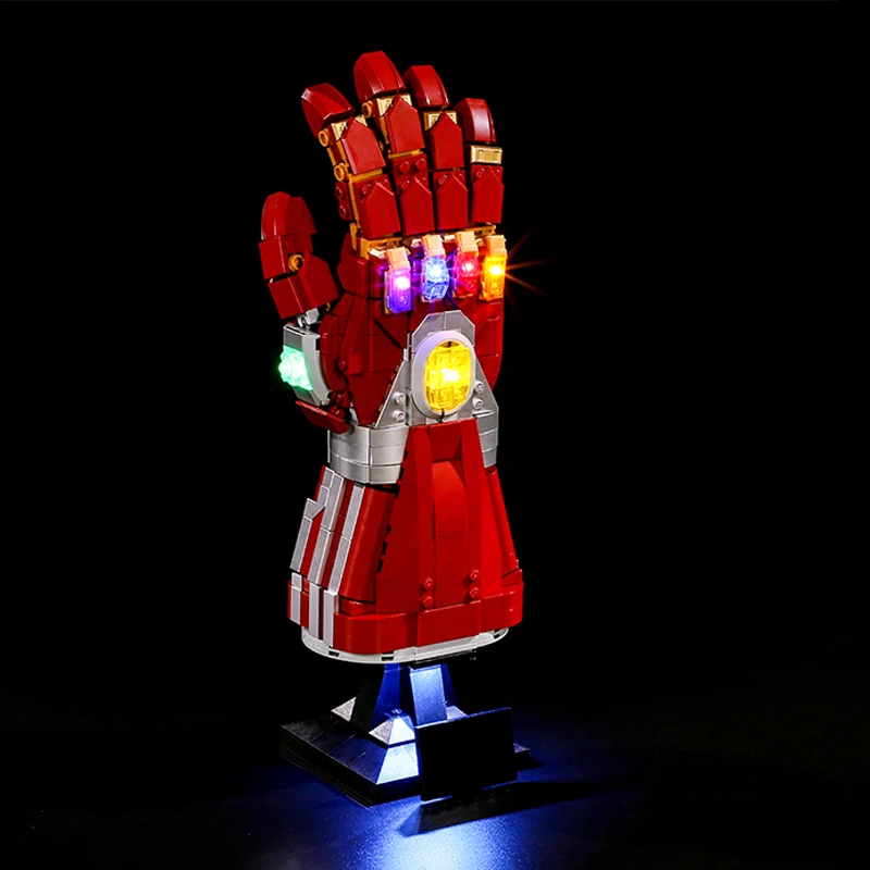 Diy LED Light Kit For LEGO 76223 Gauntlet(Only LED Light,Without Blocks Model )