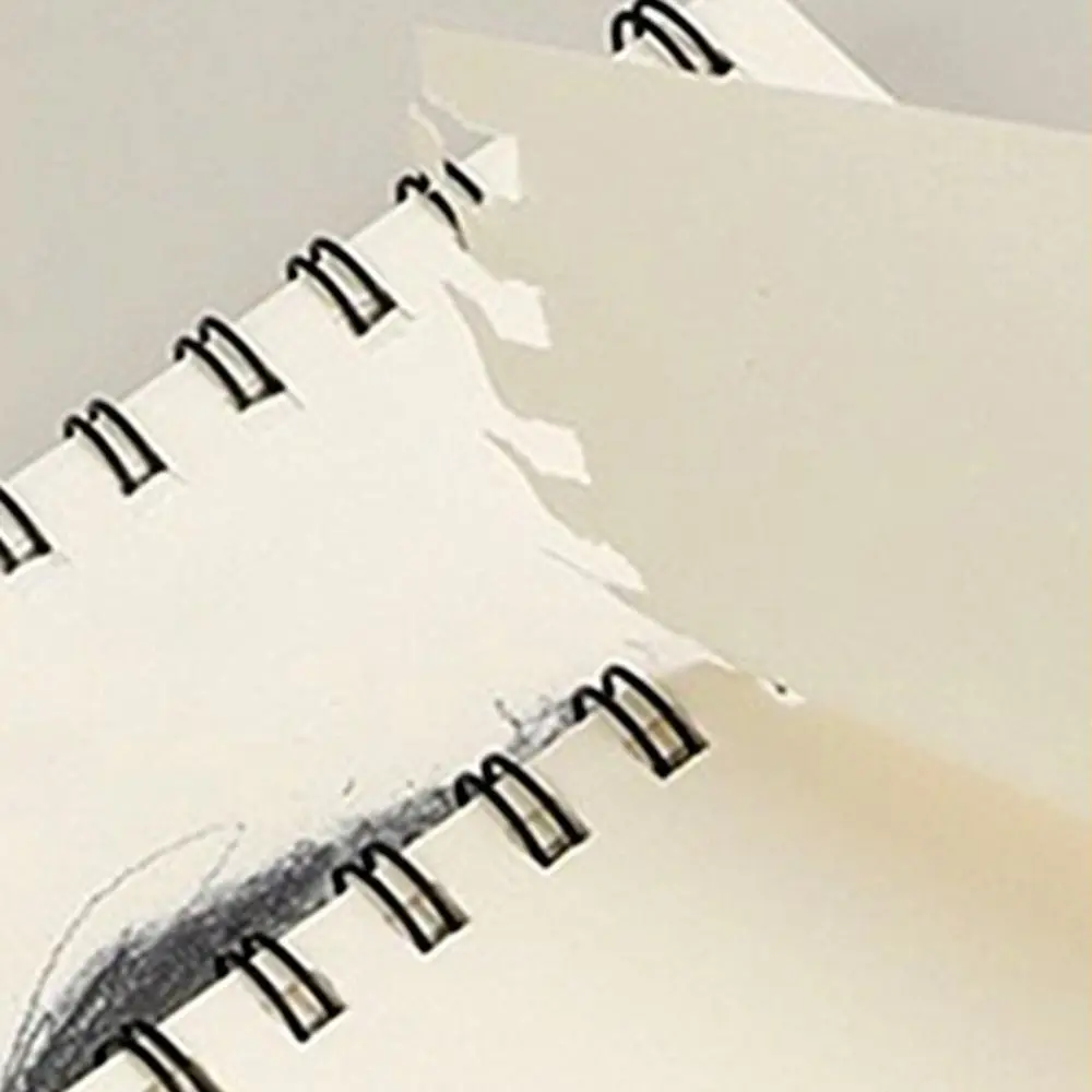 100 Sheets Coil Sketchbook Portable Easy To Tear Drawing Pad 100gsm Thickened Paper Acid-Free Paper Sketching Notebook Sketching