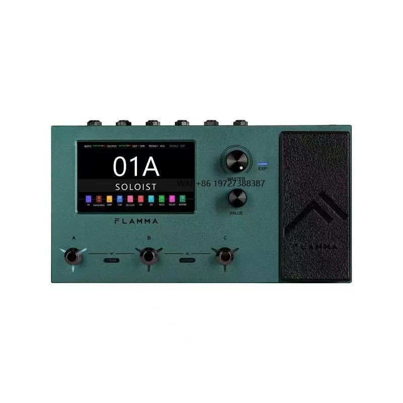 

FX150 Comprehensive Effects Unit for Chinese Electric Guitar Internal Recording Looper Speaker Simulation IR Sampling