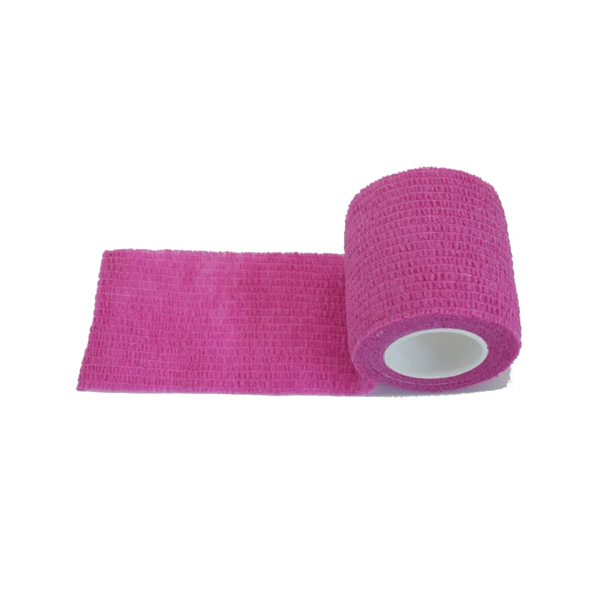 1/6/12Pcs Pink Self Adhesive Elastic Bandage 4.6m Color Sports Wrap Tape for Finger Joint Knee First Aid Tape