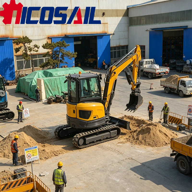 

Customizable 3.5 Ton Mini Excavator Compact Hydraulic Crawler Digger Euro 5 Engine CE EPA Certified