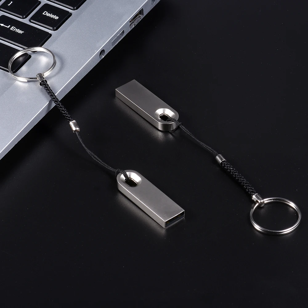 

Portable Mini Metal Gift USB 2.0 Flash Drive Free Custom Logo Pen Drive Real Capacity Memory Stick 64GB/32GB/16GB/8GB/4GB U Disk