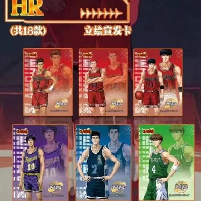 Anime Slam Dunk YR FR HR TR Set kaarten Haruko Akagi Mitsui Hisashi Collection Kaarten Kerst Verjaardagscadeautjes Kinderspeelgoed