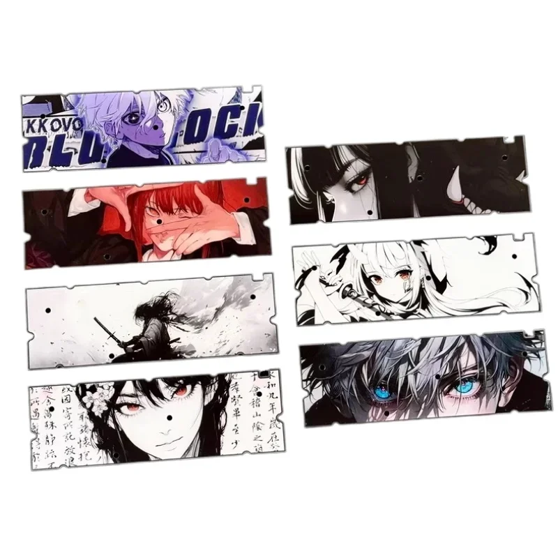 Holy60/GH60/Mad60 Keyboard Base Plate Custom Anime Figure Acrylic Keyboard Plate for Hollow Keyboard Case Uniform Plate DIY Gift