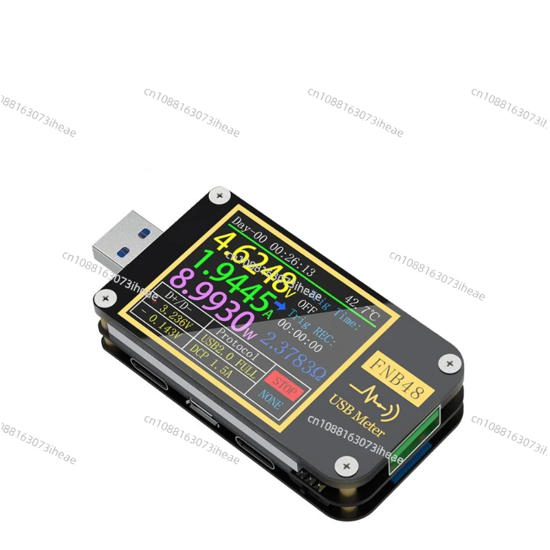 PD Trigger Voltmeter Ammeter Current and Voltmeter USB Tester QC4+PD3.0 2.0 PPS Fast Charging Protocol Capacitance Tester