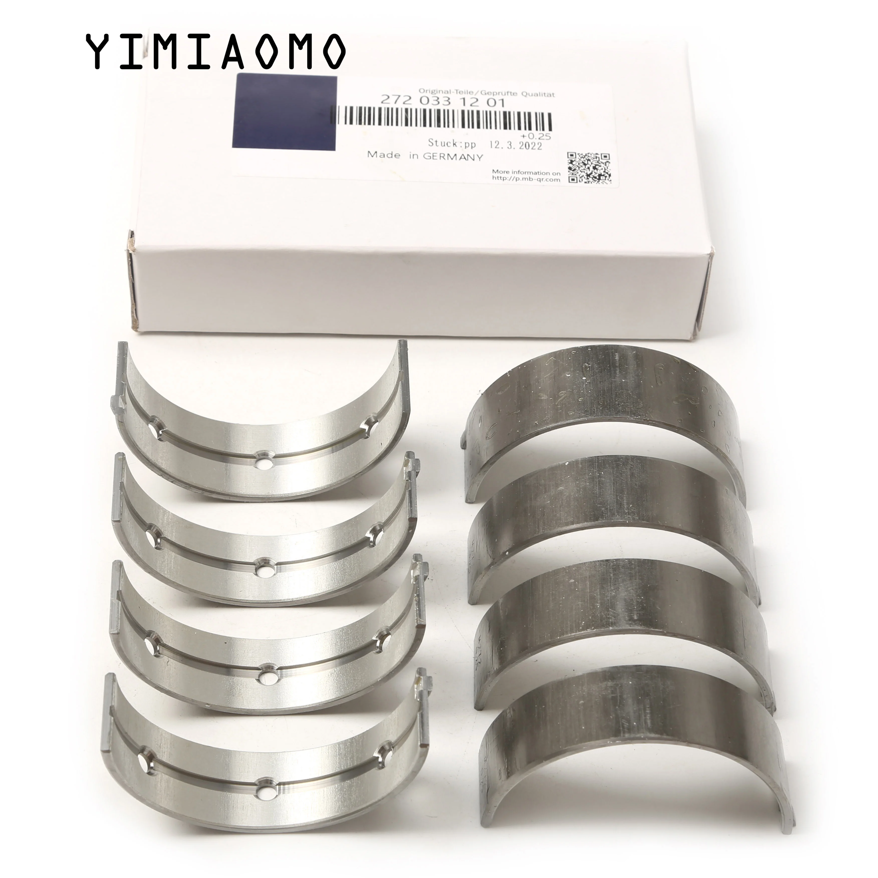 2720331301 Engine Crankshaft Bearing Oversized 0.25MM For Mercedes-Benz S203 C209 2005-2009 W211 S212 R230 VIANO W639 2720334202