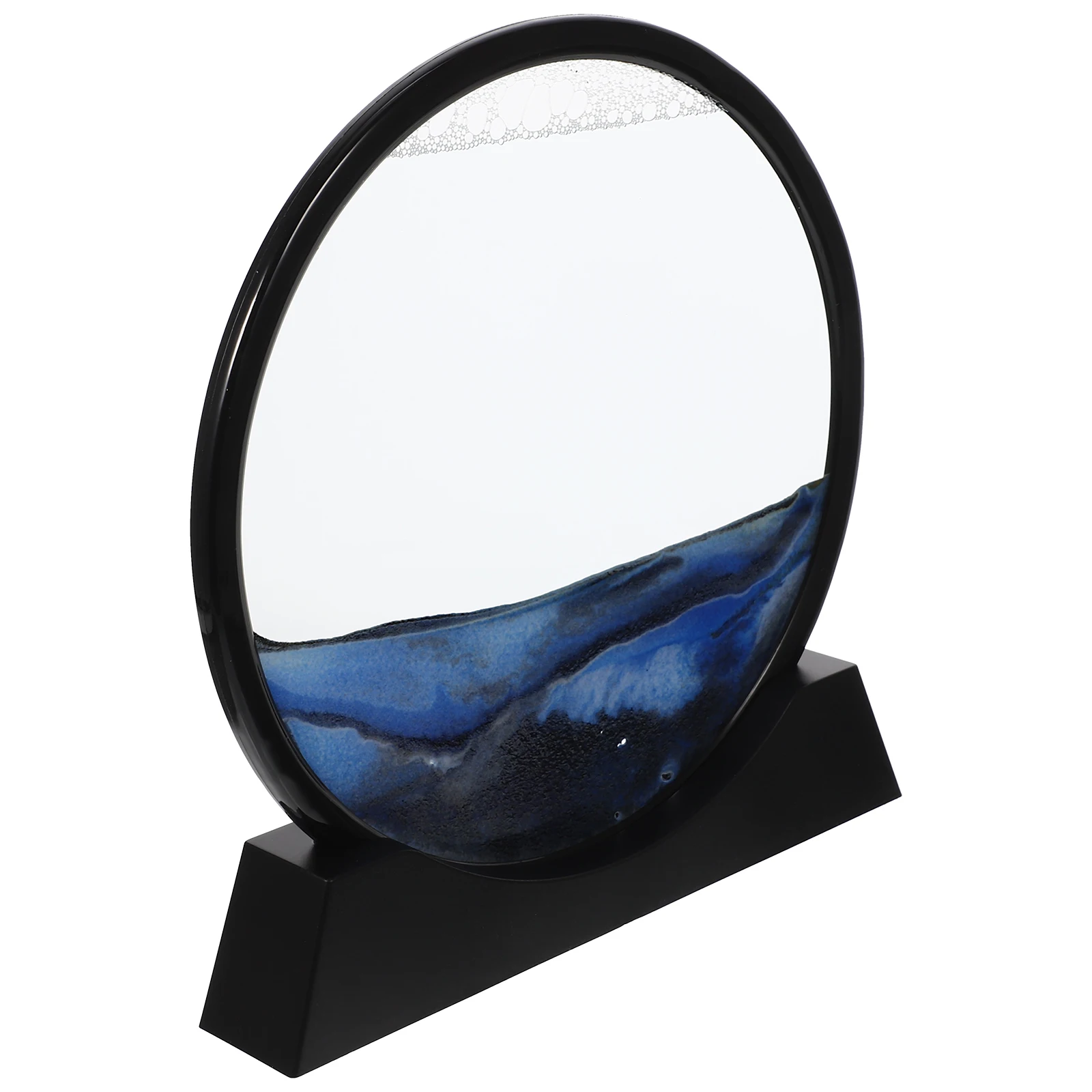 

Hourglass 3D Sand Bookshelf Decoration Painting 3D Moving Picture Frame Desk Office Study Room Bookshelf