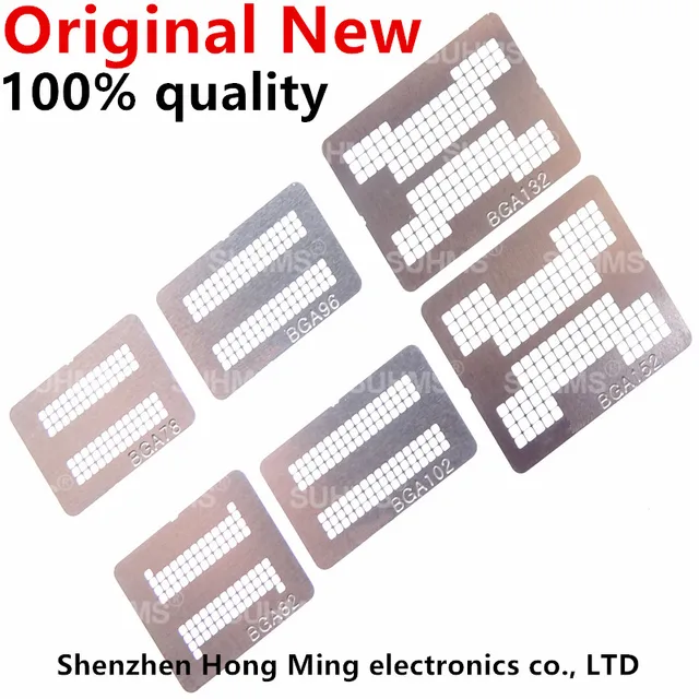 Memory Direct Heat BGA Reballing szablon uchwyt na szablon Jig dla DDR4 DDR5 NAND BGA96 BGA78 BGA82 BGA102 BGA132 BGA152