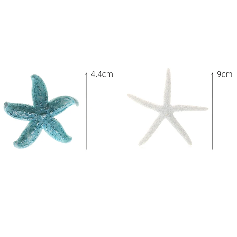 Resin Handicraft Aquarium Landscaping Fish Tank Figurines Figurines Miniature Ornaments Artificial Coral Starfish Aquarium Decor