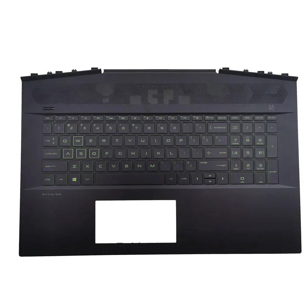 Cubierta trasera LCD para portátil HP Pavilion Gaming, 17-CD, TPN-C142, bisagras de bisel frontal, reposamanos, retroiluminación superior, teclado, funda inferior, nuevo