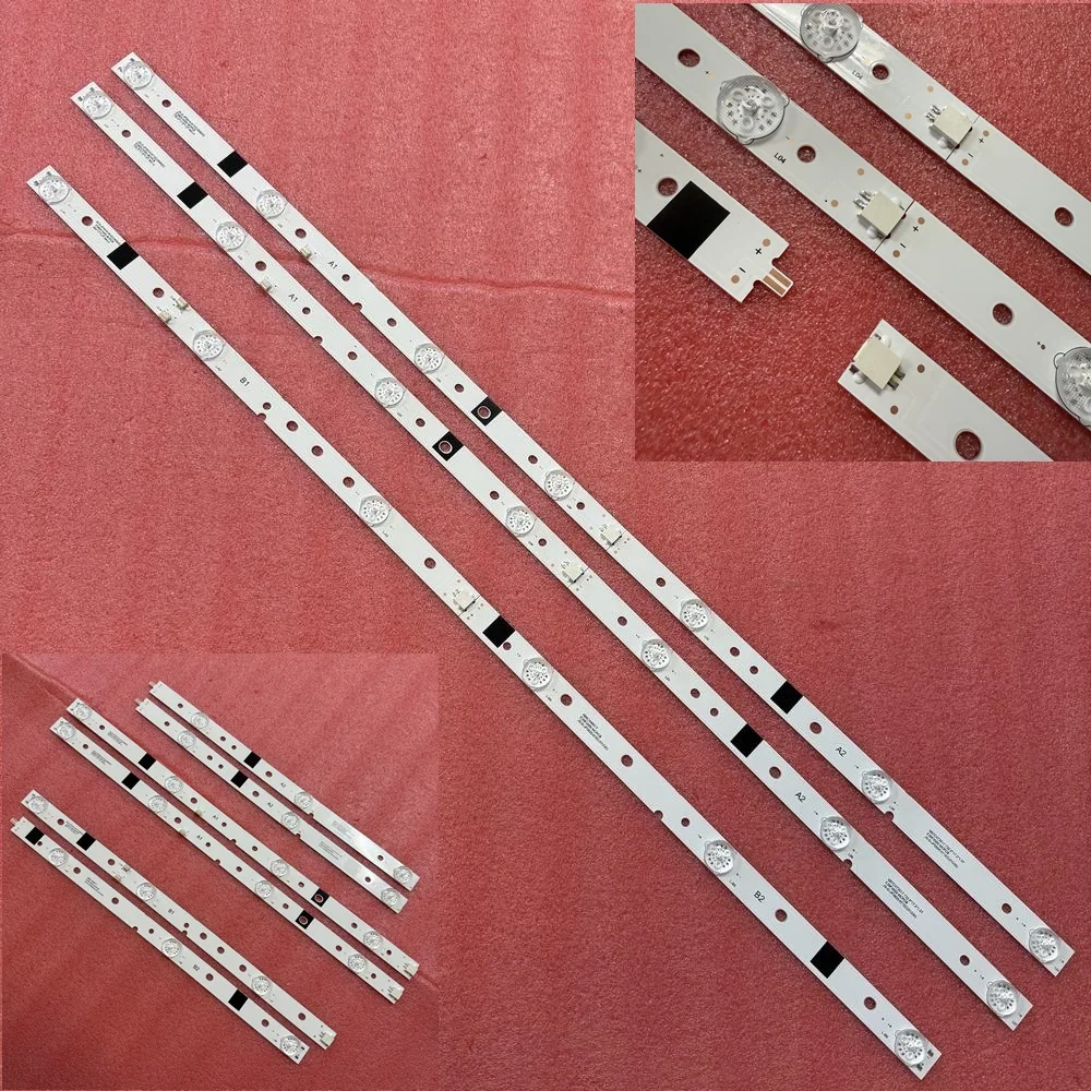 

Full LED strip for AKAI AKTV 401 403 4021 408 LE-39FD D39-F2000 LC390TA 2A 01 JS-D-JP3920-061EC 071EC E39F2000 MD390012