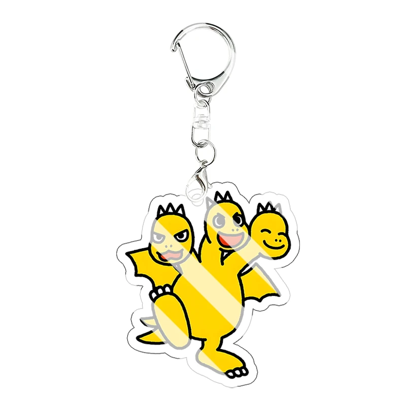 Chibi Godzilla No Gyakushuu Acrylic Keychain Exquisite Bag Pendant Anime Backpack Decor Hanging Ornaments Birthday Gift - view 2