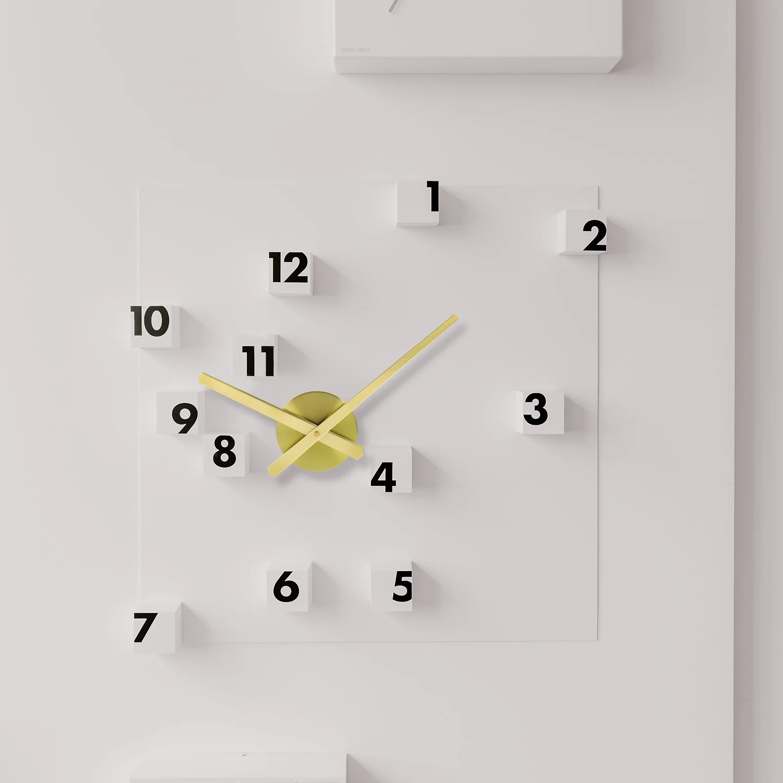 

1Set DIY Clock Movement Metal Non-Ticking Replacement Household Clock Parts Kit Home Supply, Plastic Clocks Hands Kit