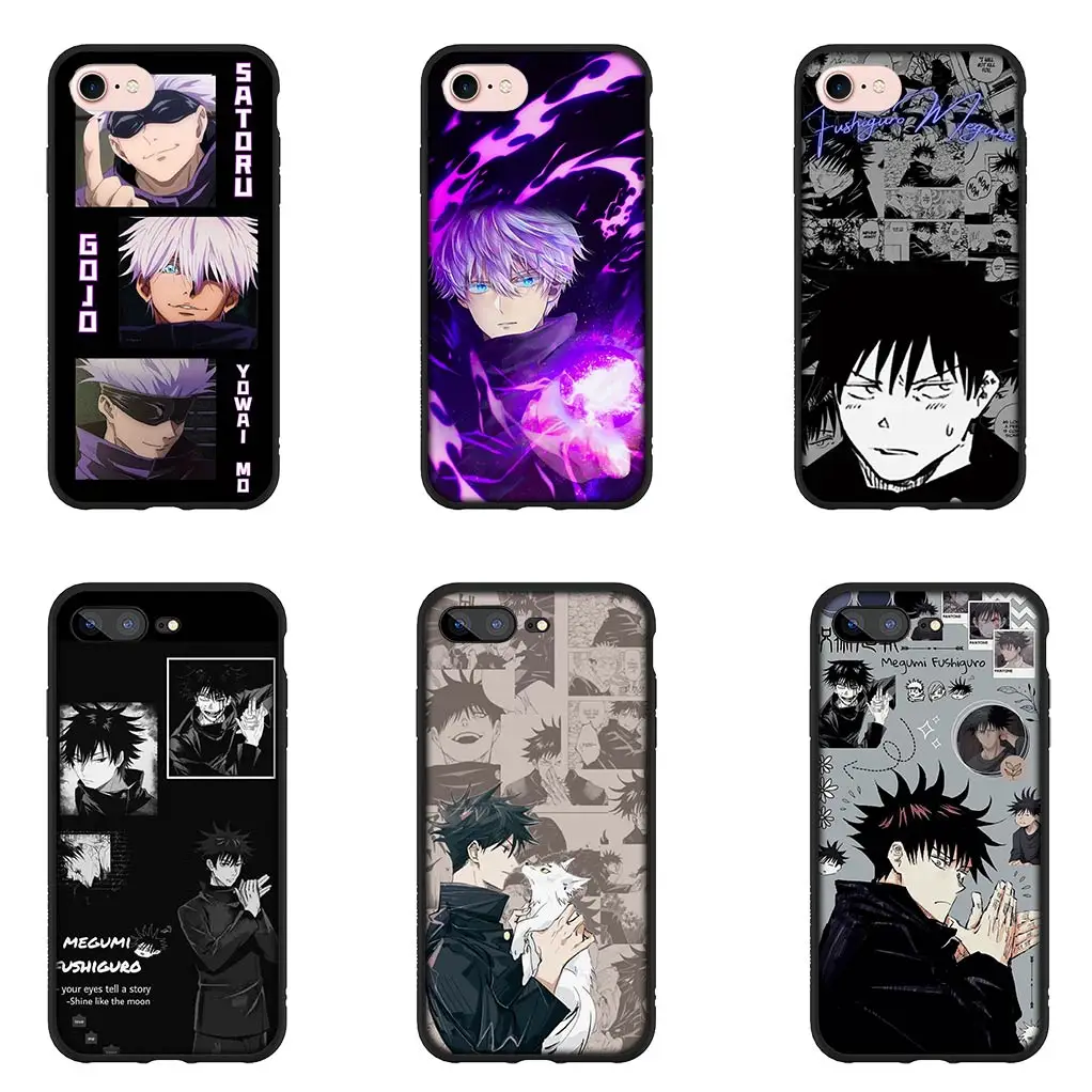 Fushiguro Megumi Jujutsus Gojo Satoru Kaisens Phone Cover Case for Apple iPhone 15 14 Plus 13 12 Mini Pro Max + 13Pro 14+ 15+