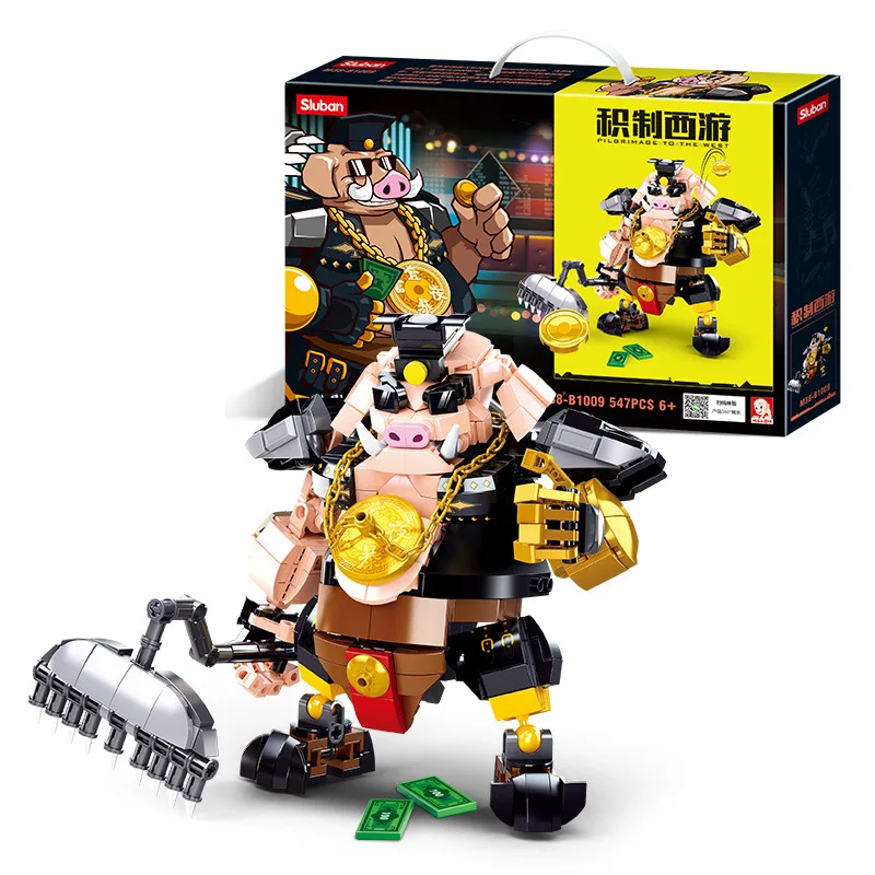 

Sluban Mech series 0932 615pcs Journey Toy The West Monkey King Mech Building Blocks Toy Brick robot model display Xmas Gifts