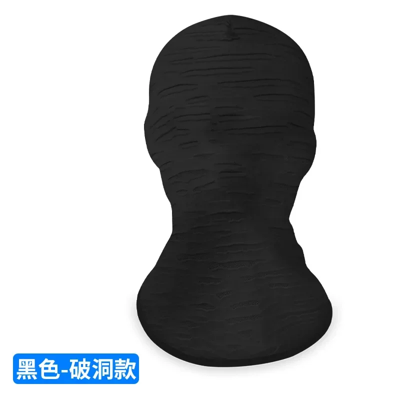 Pasamontañas desgastado Máscara facial completa Sombreros de Halloween Máscara facial elegante para hombres/mujeres