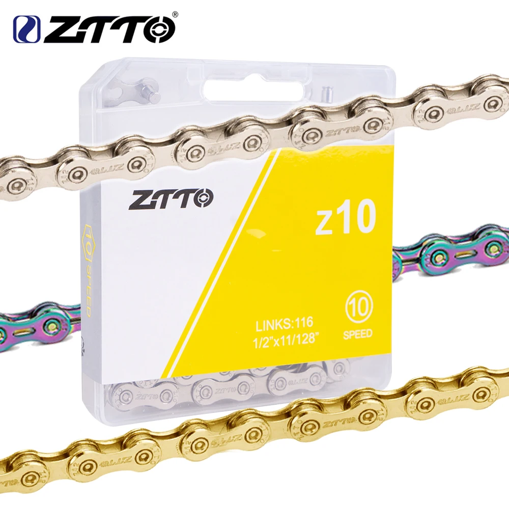 ZTTO MTB 9 10 11 12S Bicycle Chain 11 Speed Transmission Mountain Road Bike Chains 10speed With Missing Link Magic Connecter