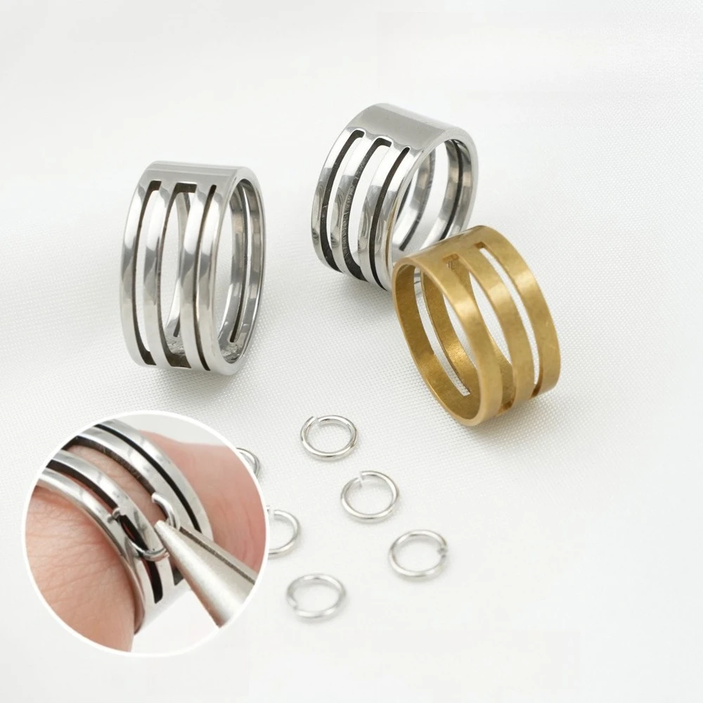 1 or 3-Piece Stainless Steel Jump Ring Open Ring Tools for Jewelry Making, DIY Craft Circle Bead Pliers and Accessories Set