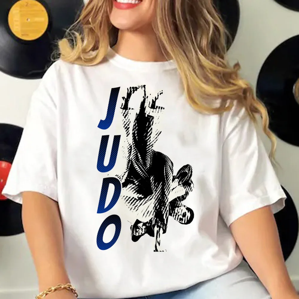 Judo top women funny top girl funny harajuku clothes