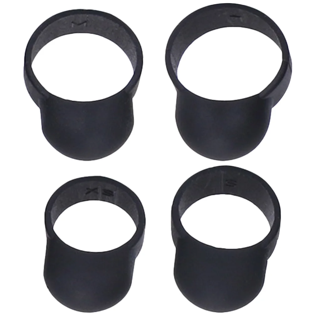 

4Pcs Silicone Ethereal Drum Finger Sleeves Scratch Resistant Finger Cots for Tongue Drum Playing Comfortable Fit