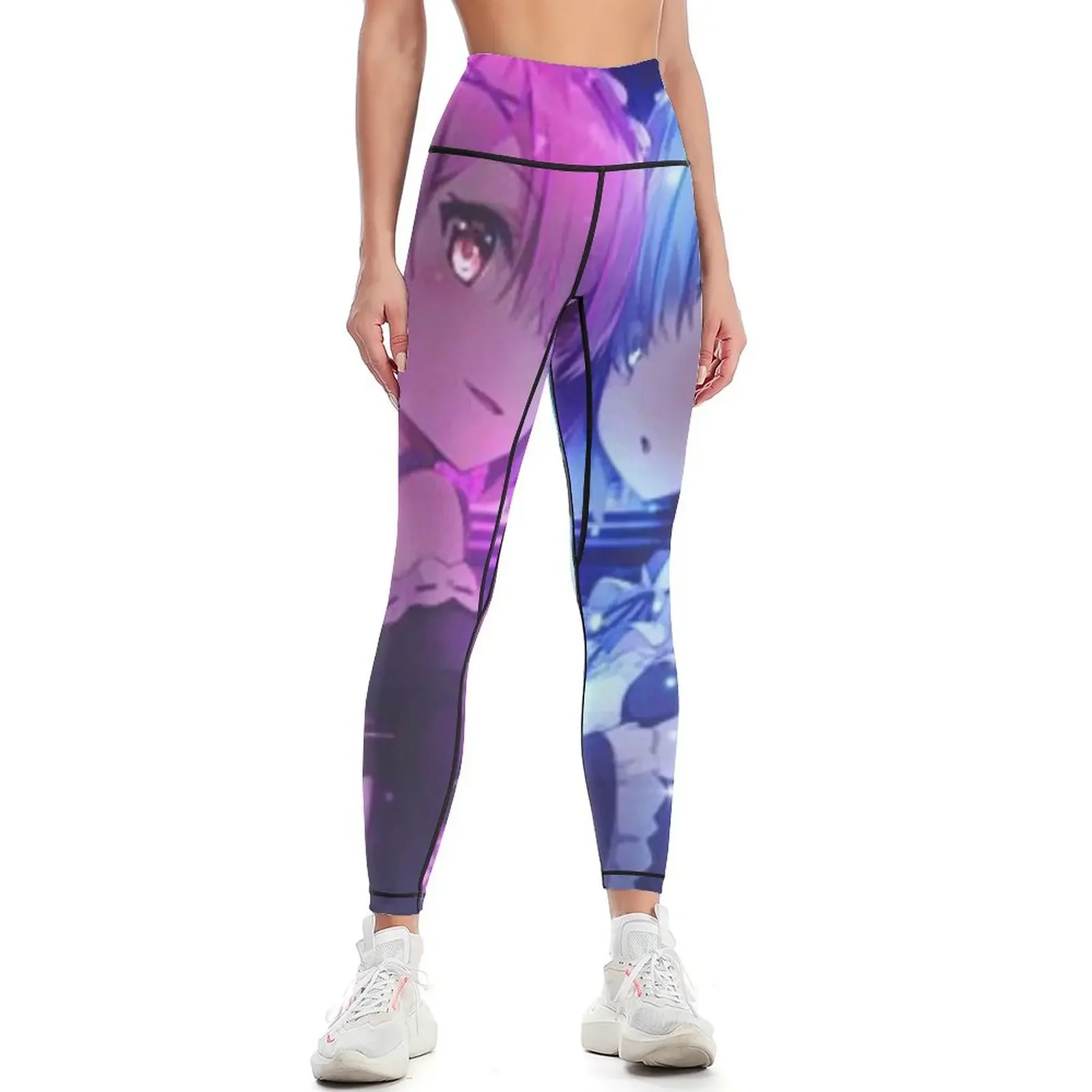 Rem And Ram Leggings sport pants for girls push up legging Training pants Womens Leggings