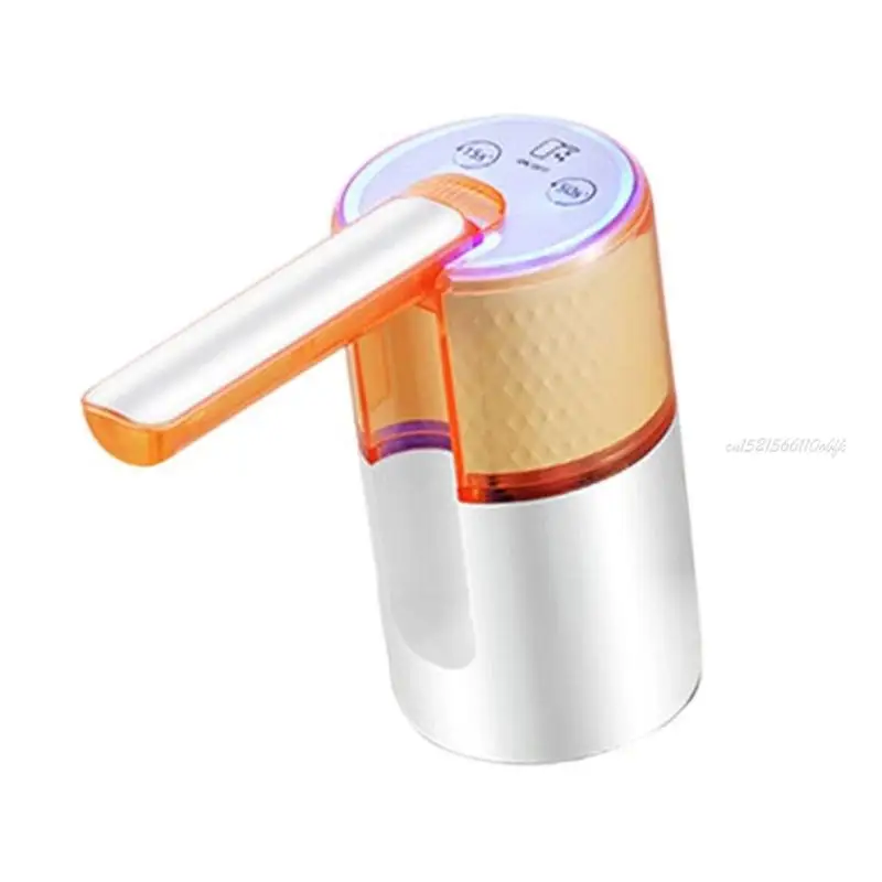 Dispensador agua 27RB con manguera extraíble para bomba recargable USB para usar en hogar