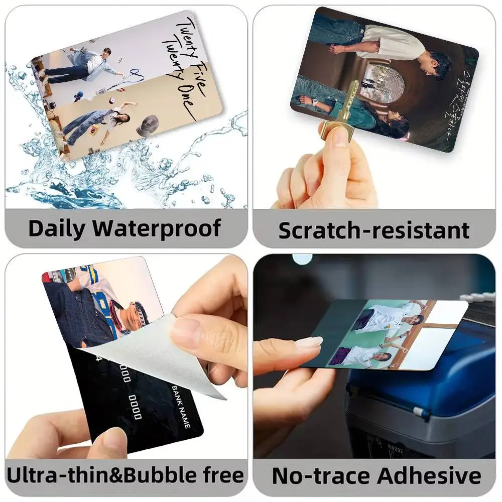 Twenty Five Twenty One Movie  Credit Card HD Stickers Game Card Decal Small Chip Waterproof Sticker Gift