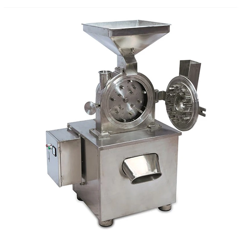 Industrial Grain Stainless Steel Dry Food Pulverizer Spice Turmeric Powder Grinding Milling Machine Crusher