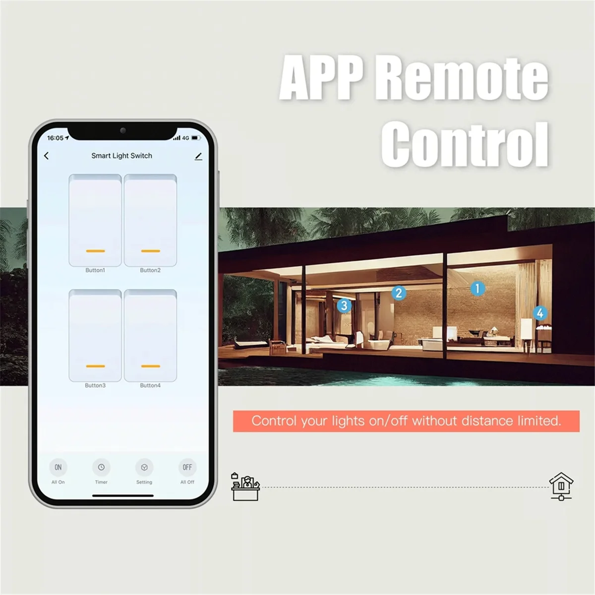 Zigbee Tuya saklar tunggal api nol api, saklar Universal pengaturan waktu jarak jauh 120 jenis tombol tekan saklar dinding colokan as A