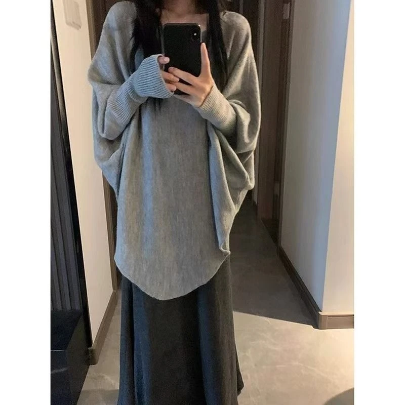 النمط الأمريكي خمر غير النظامية البلوز امرأة الصلبة طويلة الأكمام فضفاضة أنيقة القمم Harajuku Y2k الكورية موضة تيز شيك