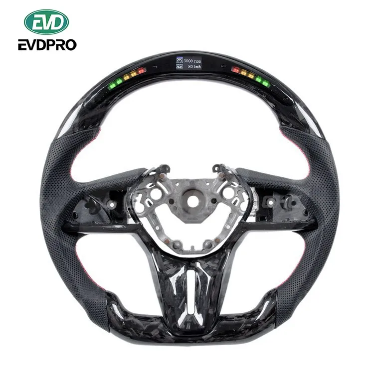 

CARBON FIBER STEERING WHEEL WITH LED for 2017-2020 NISSAN GTR R35