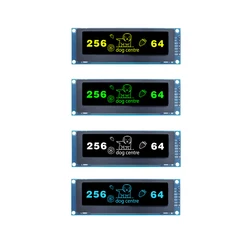 3.12 inch OLED Display Module, 256x64 , 7 pin SPI Interface, SSD1322 Serial Display