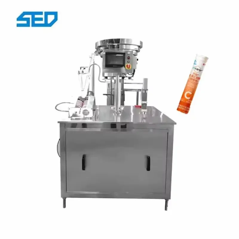 Recycling Machine 2026 Vitamin C Effervescent Bottle Tube Counting Filling Tablet Packing and Sealing Machine