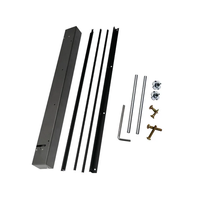 Display bookcase cabinet vertical lift sliding door track slide rail random stop hanging cabinet door up and down hover