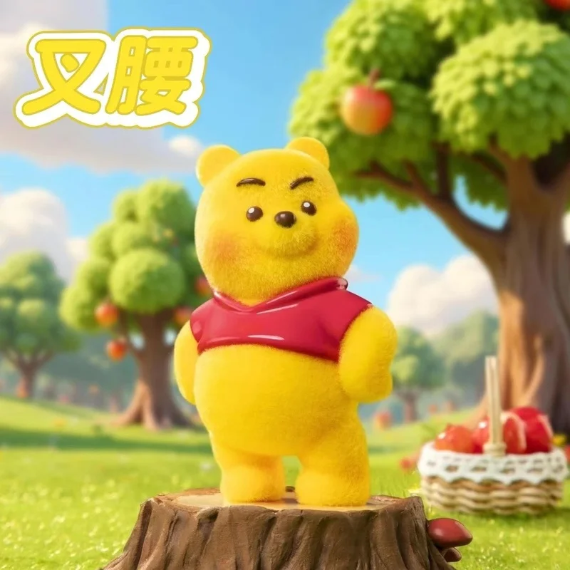 Echte Blindbox Winnie The Pooh Emoji-Serie Desktop-Ornament, exquisite und interessante Spielzeuge, niedliche Dekorationen, geheimnisvolle Box