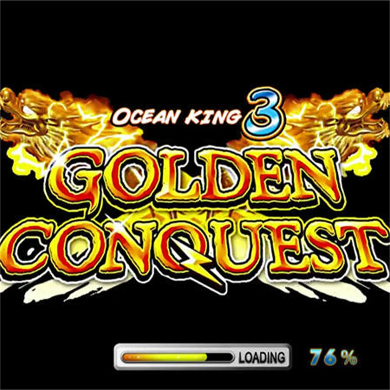 Ocean King 3 Golden Conquest Skilled Coin Operated Arcade Gameboard Kit Multiple Octopus Fishing Table Games Board