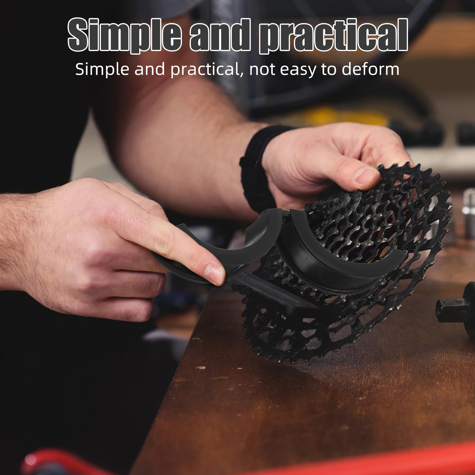 8 قطعة ملحقات الدراجة والعتاد تعديل الحشوات المقود المطاط طوقا Tpr جوانات الدراجة تمديدات تباعد #3