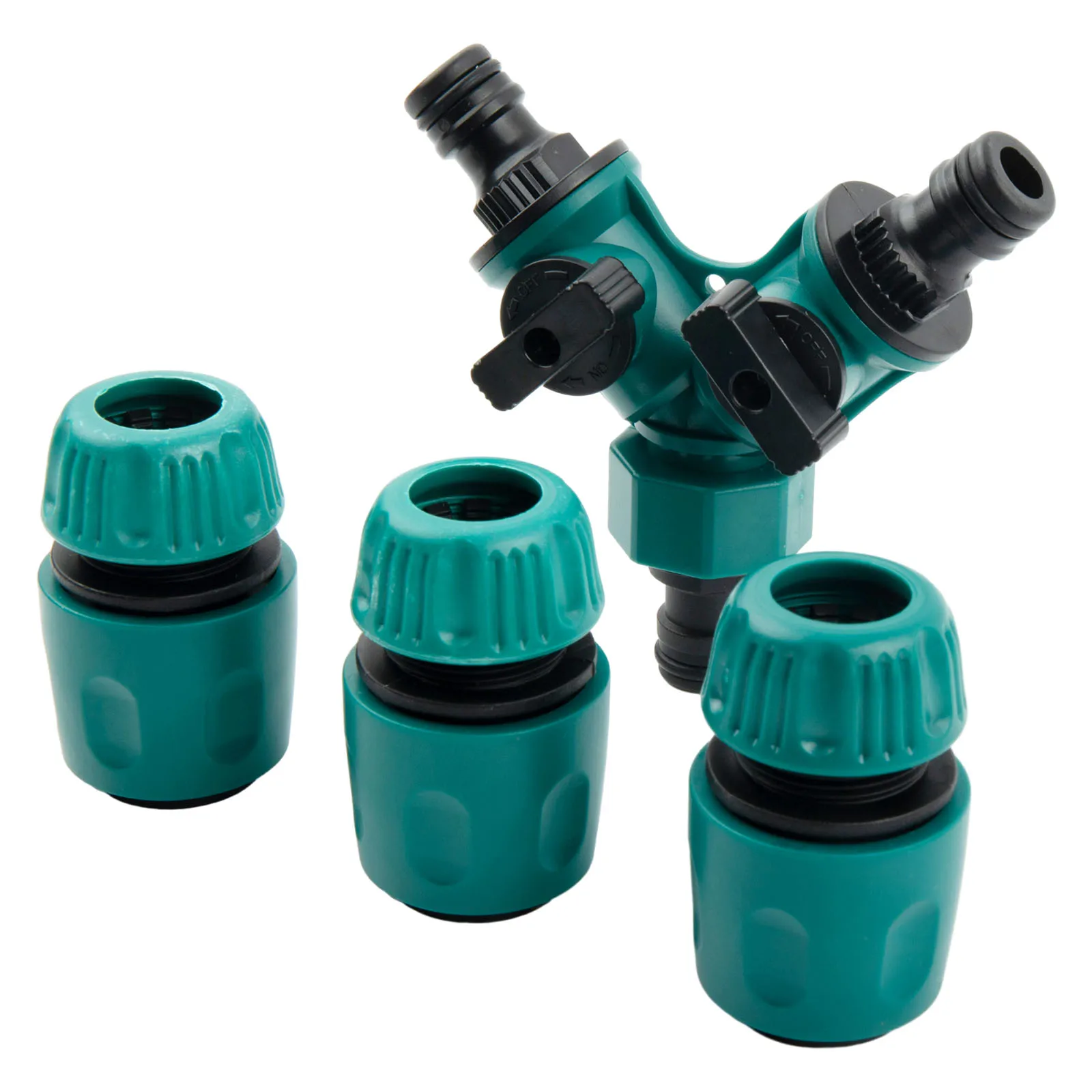 

Hose Connectors Hose Splitter Y-shaped Valve 3 Way Diverter Valves Female Fittings Garden ON/OFF Water Pipe Watering Equipment
