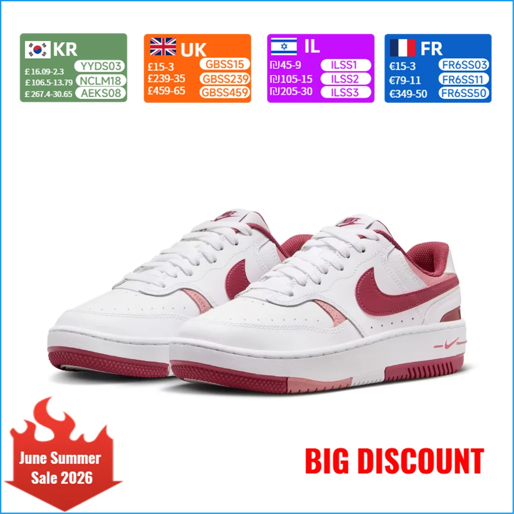 

Nike Gamma Force Women's Red Comfortable Fashionable Anti-Slip Durable Sneakers Thick Sole Sneakers FQ8877-100