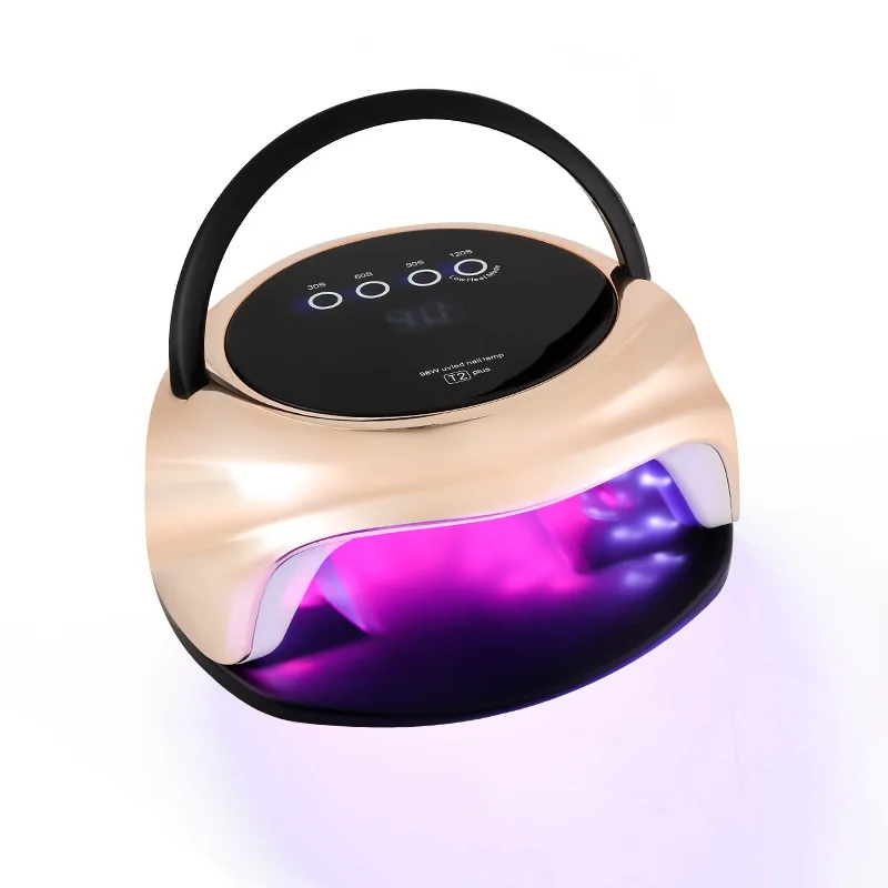 98 واط الأشعة فوق البنفسجية LED ارتفع الذهب مسمار مصباح للتجفيف السريع هلام مسمار العلاج بالضوء آلة 42 المصابيح مانيكير صالون أداة المعدات