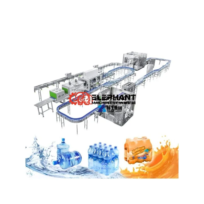 Full Automatic China 4000BPH 5000BPH Mineral Water Production Line Water Bottling Filling Machine