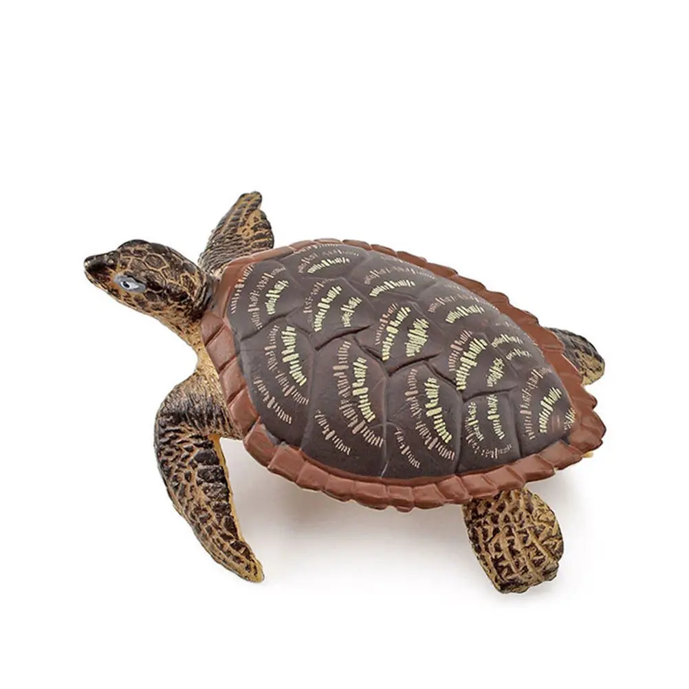 

4Pcs Realistic Turtle Simulation Plaything Small Plastic Lifelike Tortoise Decoration Home Garden Desk Ornament Educational