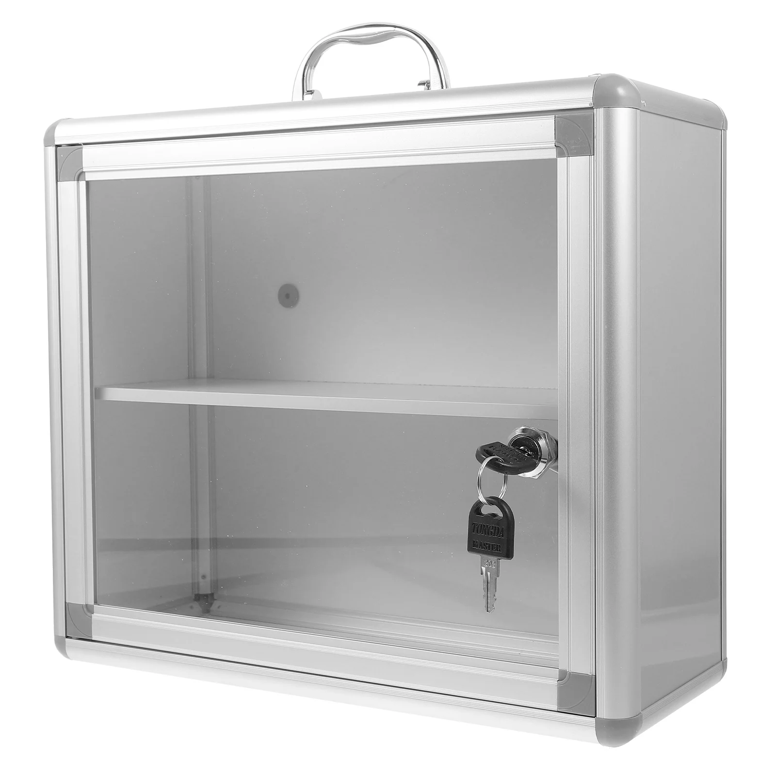 صندوق دواء قابل للقفل، حقيبة إسعافات أولية شديدة التحمل، منظم تخزين منزلي متعدد الوظائف لملحقات مستحضرات التجميل والحبوب