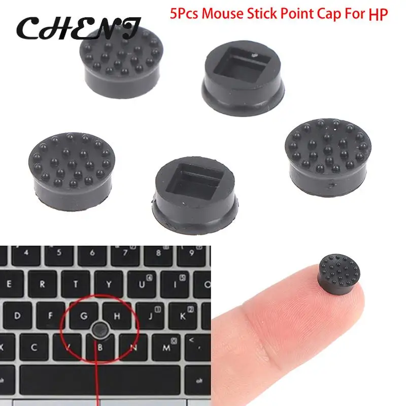 Ponteiro do teclado portátil para HP, Mouse Stick, Point Caps, Trackpoint, 5pcs